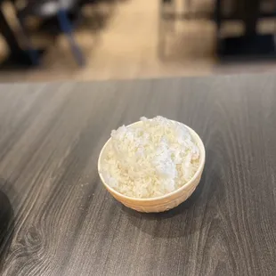 Side steamed rice
