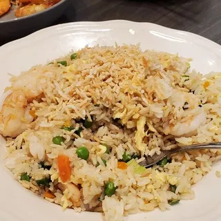 F01. House Special Shrimp Fried Rice with Salted Egg