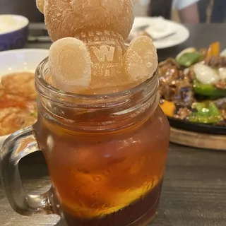 D04. Hong Kong Style Iced Lemon Tea with Frozen Bear