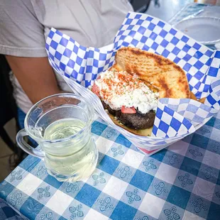 1/3 lb. Greek Burger