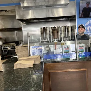 a man behind the counter