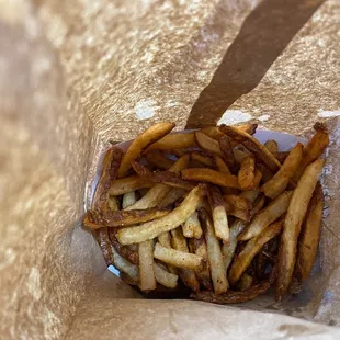 Fresh french fries (Excellent)