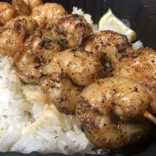 Shrimp skewers