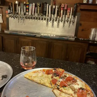Buffalo Chicken Pizza and Supreme