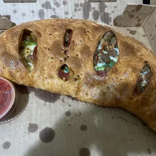 Calzone meat lovers