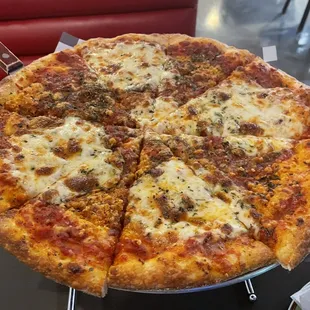 a whole pizza
