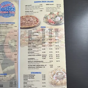 Back menu