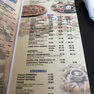 donuts, menu