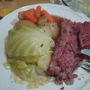 Corned beef and cabbage