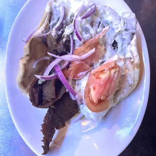 Lamb Gyros, Yiannis Seafood &amp; Greek Cuisine, Tarpon Springs