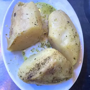 Roasted potatoes side, Yiannis Seafood &amp; Greek Cuisine, Tarpon Springs