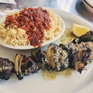 Lamb Kabob, Yiannis Seafood &amp; Greek Cuisine, Tarpon Springs
