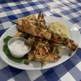 Grilled Chicken Souvlaki