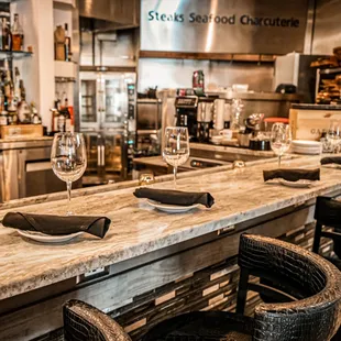 Yiannis Wine &amp; Food, Full Service Bar. Locally sourced meat, seafood, and produce. Prepared by our talented Executive Chef.