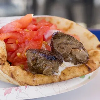 Lamb Souvlaki Sandwich