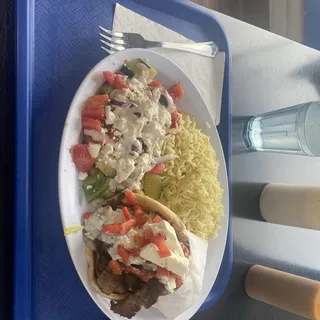 Super Gyros Plate