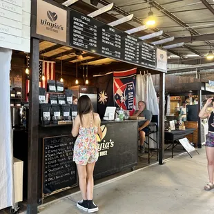 Vendor at the farmers market