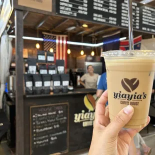 Iced Cafe Latte with Vanilla