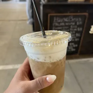 Cold brew with cream