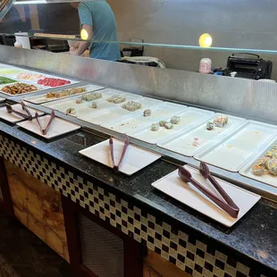 a variety of food items