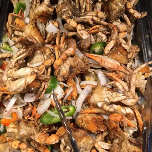 Fried Blue Crab