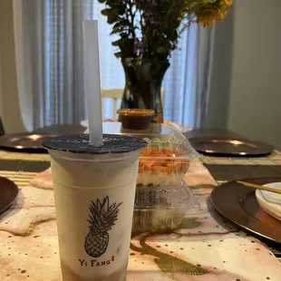 Fresh Taiwanese Taro Latte
