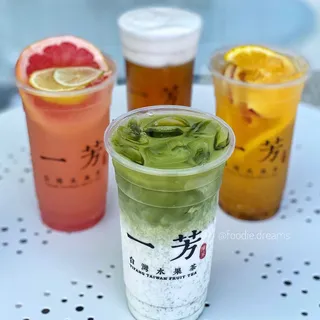 Brown Sugar Pearl Matcha Latte