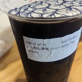 Grass Jelly Tea