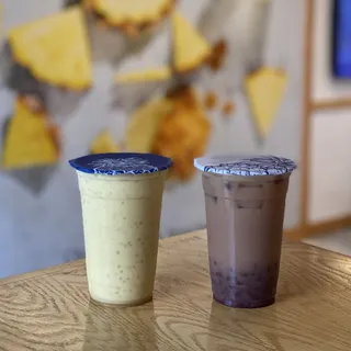 Red Bean Sago Latte