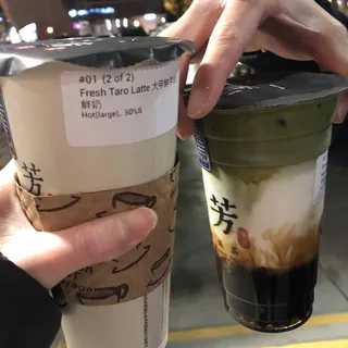 Brown Sugar Pearl Matcha Latte