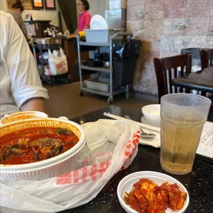 What a restaurant?! The server with short haircut women is so rude!