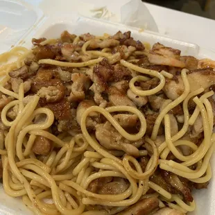 Teriyaki Chicken and Shrimp no veggies