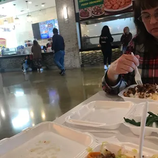 Lunch , chicken teriyaki.