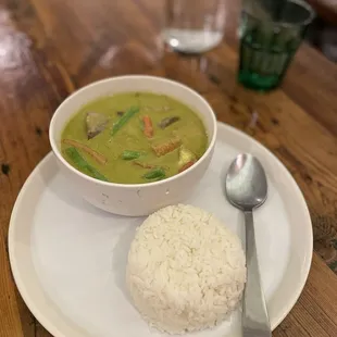 Green Curry Plate