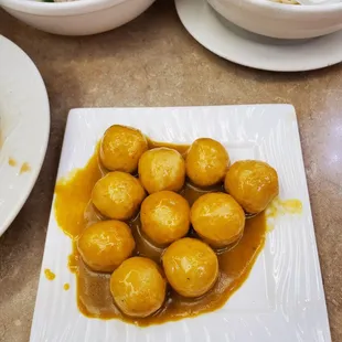 Curry fish balls
