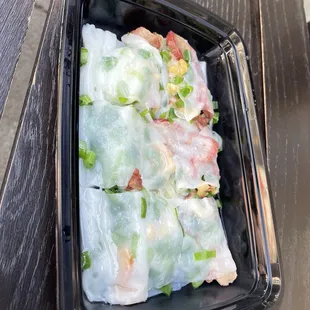 BBQ Pork Rice Noodle Wrap