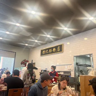 Inside the restaurant