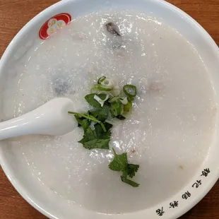 Pork and Preserved Egg Congee