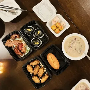 Lunar New Year Dinner Spread