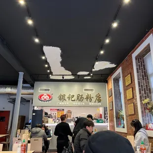 customers in a restaurant