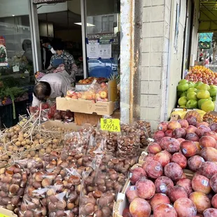 Tons of fresh produce from lemongrass to bok choy