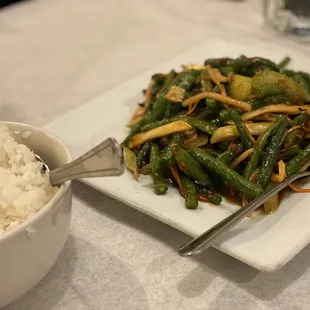 Garlic Green beans