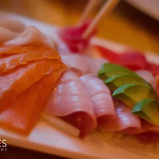 The Yindee presentation on the sashimi plate was so impressive I had to photograph it!