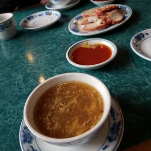 Hot &amp; Sour soup w/BBQPork