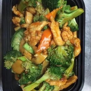 Chicken and broccoli
