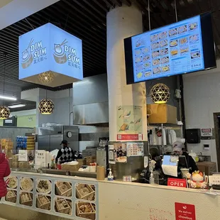 the interior of a restaurant