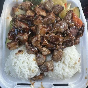 Hibachi steak: excellent!