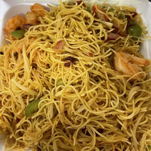 Shrimp noodles