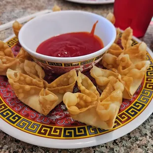 Cream cheese Rangoons