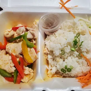 Panang chicken